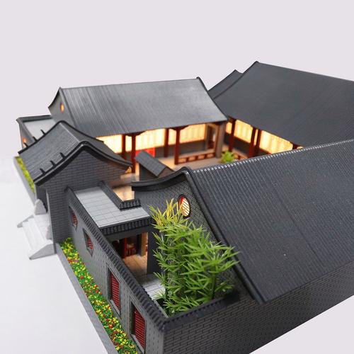 匠心營造 中式合院古建筑沙盤模型的設(shè)計(jì)與制作探析